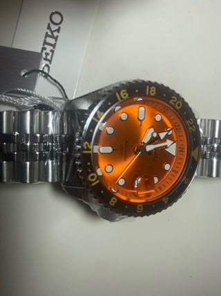 Seiko 5 Sports SSK005K1 Naranja GMT