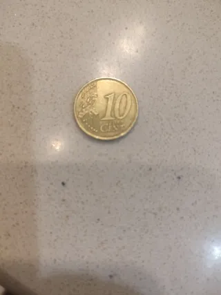 Moneda 10 céntimos rara
