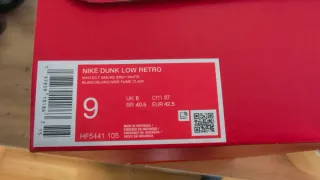 Nike Dunk Low Retro Gris Blanco