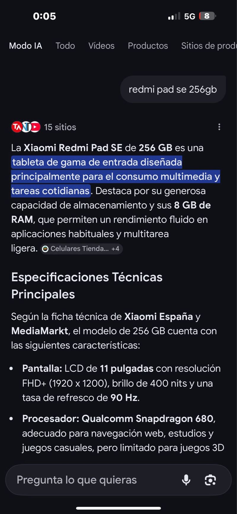 Xiaomi Redmi Pad SE 256GB Gris afbeelding 4