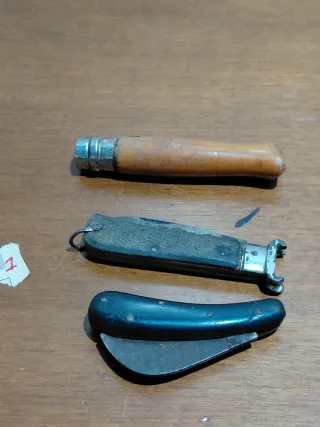 Lotto 3 coltelli vintage