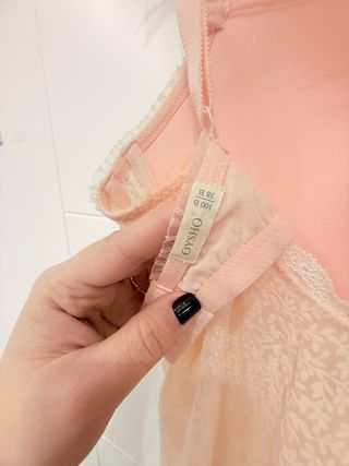 Lencería fina  con encaje