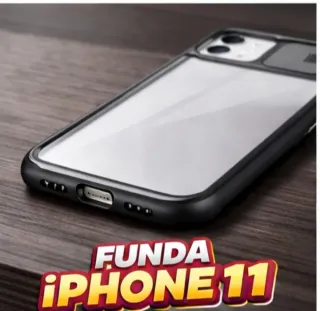 Funda iPhone 11 con tapa para cámara
