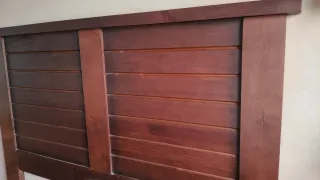 Cabecero madera cama 135cm