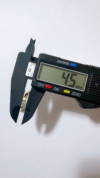 Anello trilogy in oro giallo 18kt 750 con zirconi