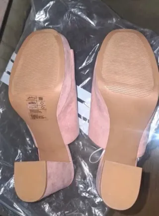 Sandalias H&M Ante Rosa Talla 38