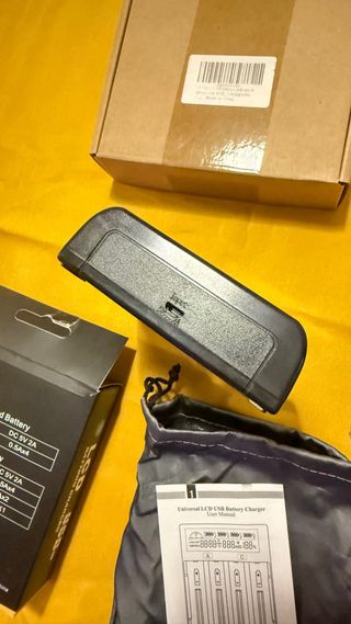 Cargador Baterías Li-ion LCD USB ! Nuevo !