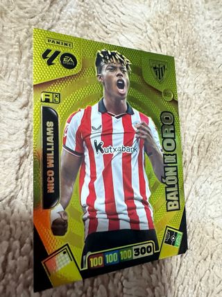 Nico Williams Balón de Oro Adrenalyn 25/26