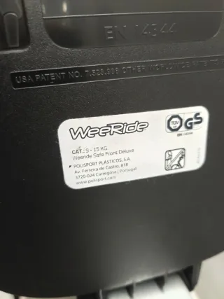 Silla bici bebé WeeRide Safe Front Deluxe