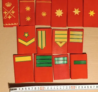 Divisas y galones militares