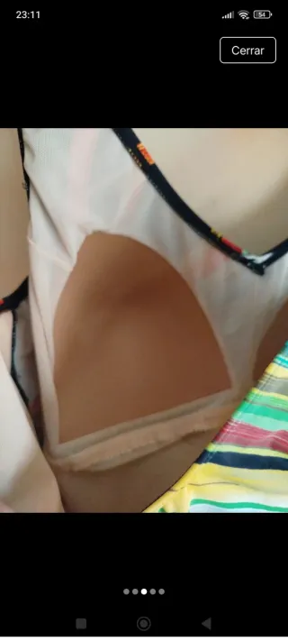 Bañador estampado multicolor, talla 62/64