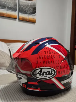 Casco Arai RX-7V Maverick Viñales Edición Especial