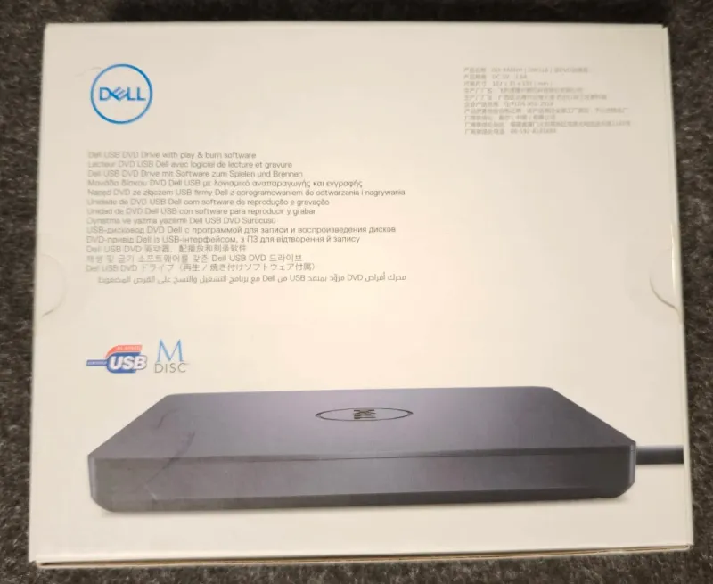 Grabadora DVD Externa Dell Slim DW316 (Precintada) afbeelding 2