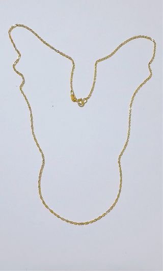 Collana singapore in oro giallo 18kt 750