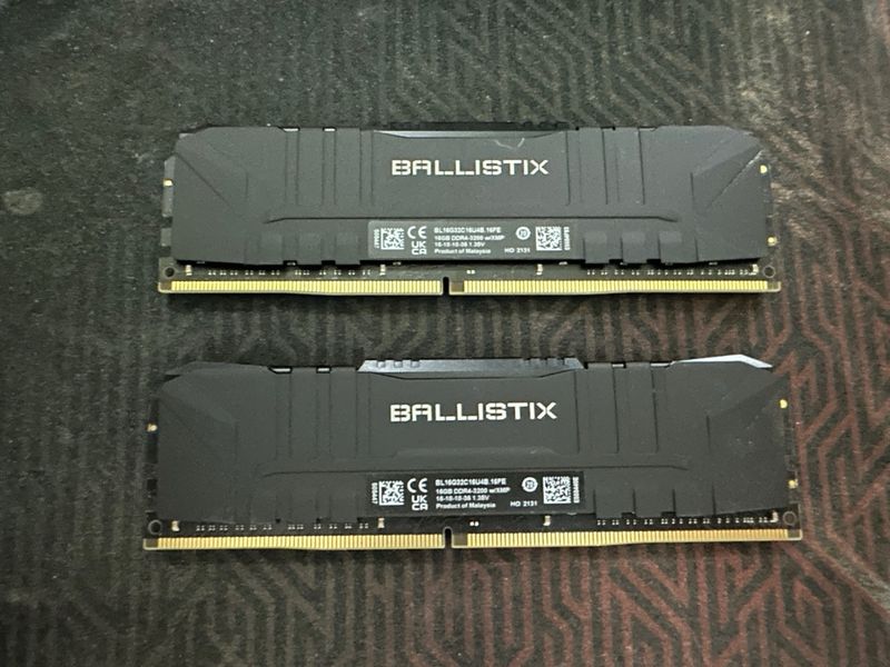 RAM Crucial Ballistix DDR4 2x16Gb 3200MHz afbeelding 2