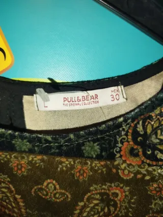 Top Patchwork Terciopelo Pull&Bear