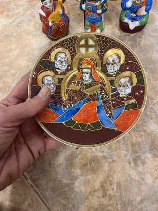 Plato decorativo japonés