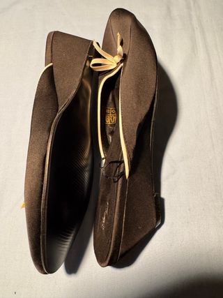 Zapatillas negras tipo chinela  Etam