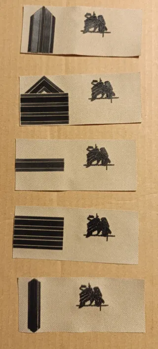 Divisas y Galones Militares