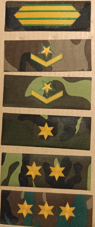 Divisas y Galones Militares