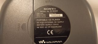 Sony Walkman CD D-E221 ESP MAX