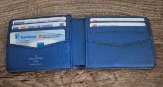 Cartera Louis Vuitton Azul