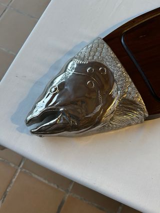 Bandeja Salmonera Madera y Metal