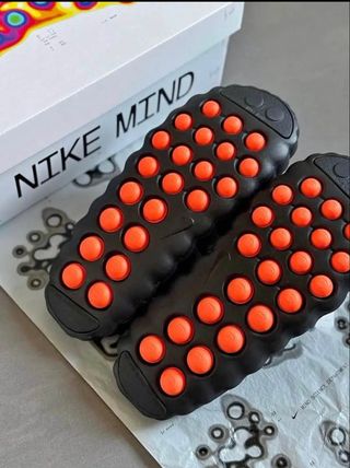 Nike Mind 001 Zuecos Negro Naranja