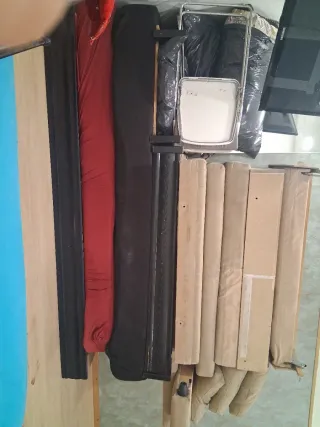 Sofás Árabes Tela y Madera