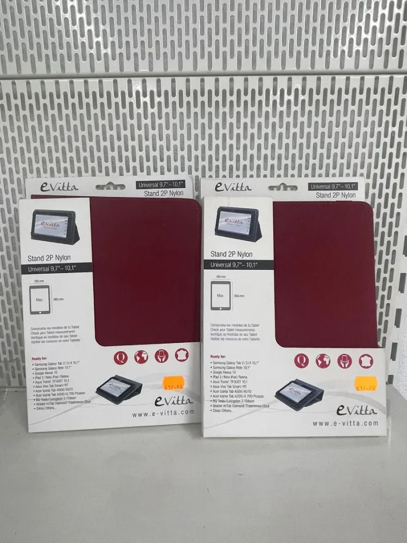 Pack 2 Fundas Tablet eVitta Burdeos 9.7-10.1