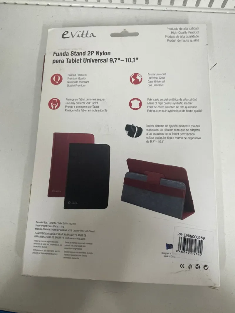 Pack 2 Fundas Tablet eVitta Burdeos 9.7-10.1 afbeelding 3