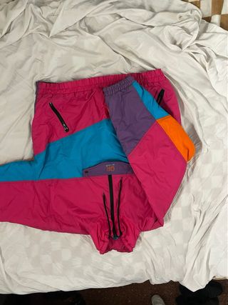 Chaqueta Vintage Rosa y Turquesa