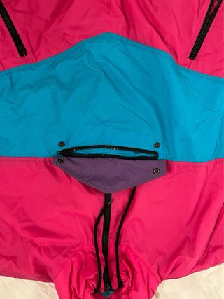 Chaqueta Vintage Rosa y Turquesa