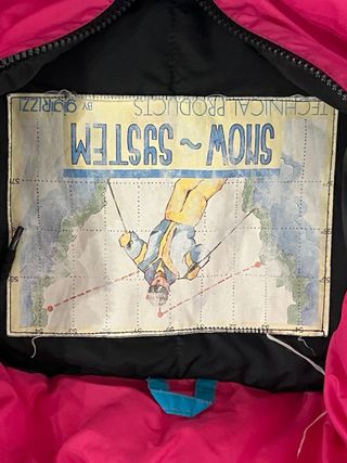 Chaqueta Vintage Rosa y Turquesa