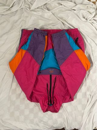 Chaqueta Vintage Rosa y Turquesa