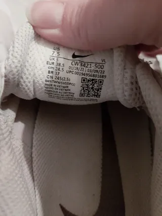 Sneakers Nike Sportive Rosa Taglia 38