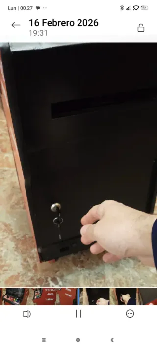 Mini Arcade NeoGeo MVS SNK Naranja