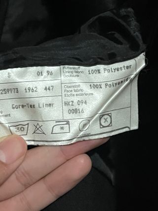 Chaqueta Moto Gore-Tex Polo Negra/Roja