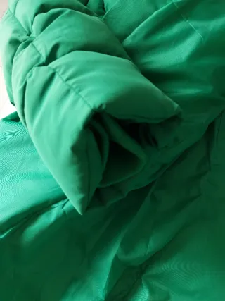 Abrigo Chaquetón verde hierba LEANCCE