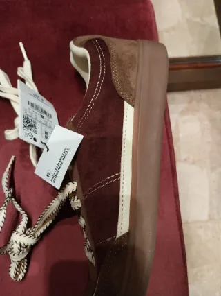 Zapatillas Zara Marrón Sin Estrenar