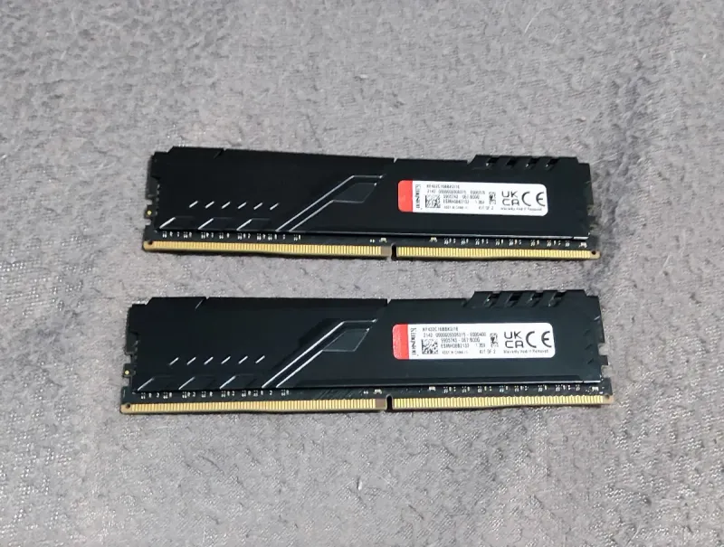 Kingston Fury Beast DDR4 16GB 2x8GB Memoria Ram afbeelding 2