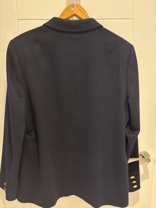 Americana Burberrys paño azul marino