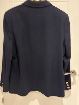 Americana Burberrys paño azul marino