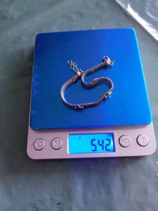 Pulsera Plata Italia Estrellas