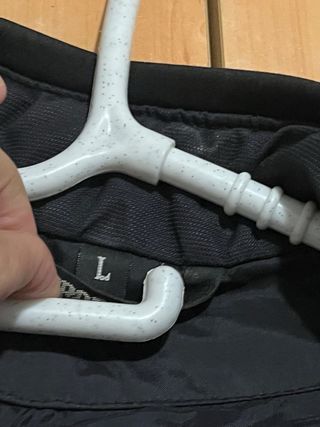 Chaqueta de Moto Negra con Rayas Reflectantes