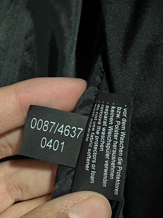 Chaqueta de Moto Negra con Rayas Reflectantes