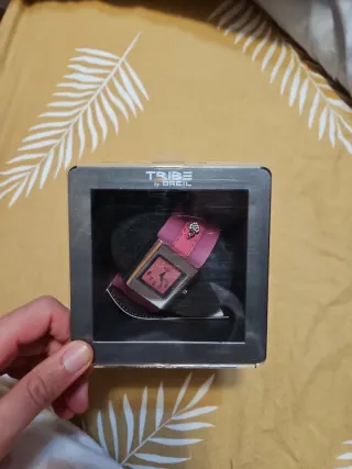 Reloj TRIBAL Rosa y Plateado