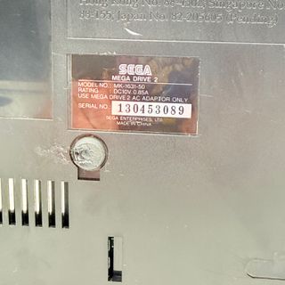 Console Sega Mega Drive II 2 No Alimentazione