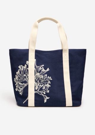 Bolso de playa Cortefiel WWF azul