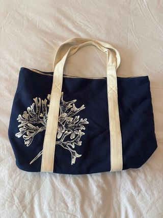 Bolso de playa Cortefiel WWF azul